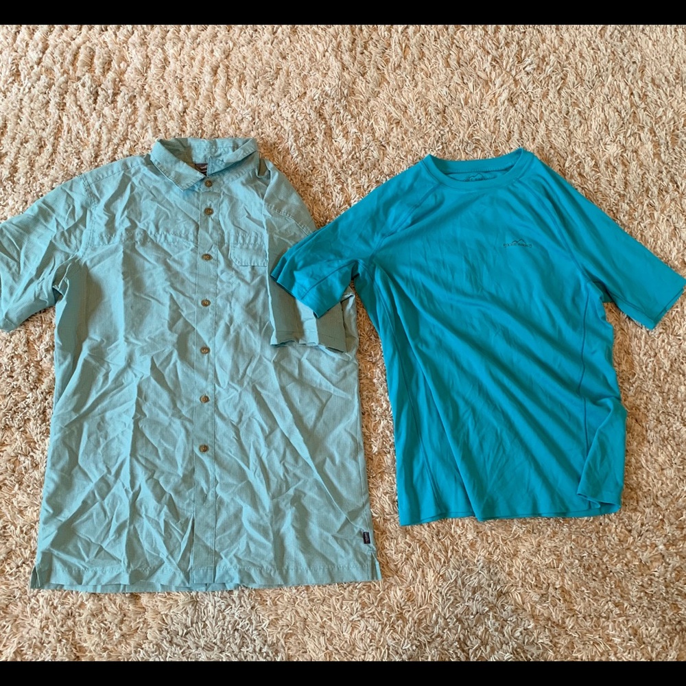 Fishing Shirt and Athletic Shirt Combo